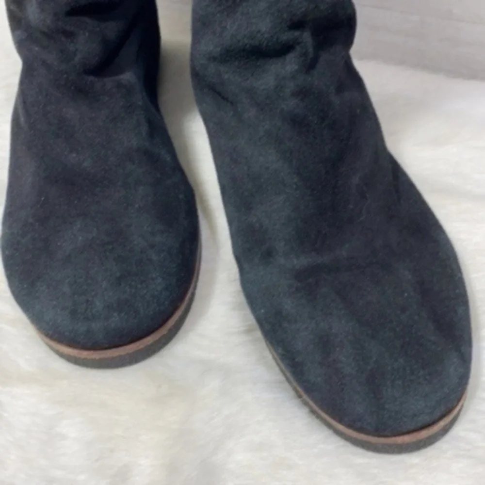 Sam Edelman Versatile Black Suede & Faux Fur Boots Size 9M